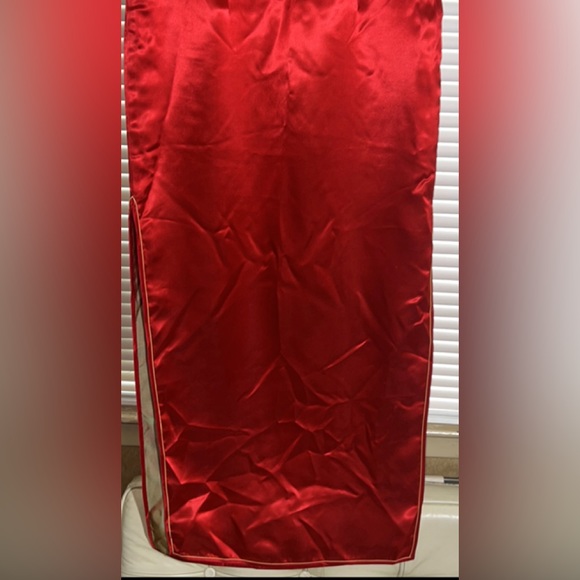 Yan’s Collection Red and Gold Phoenix and Falcon Chinese Dress.  Like new. - Picture 12 of 14